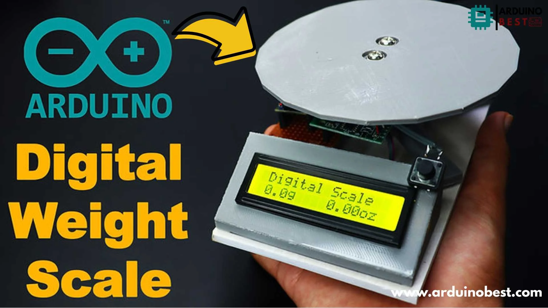 Arduino Digital Weight Scale with HX711 & Load Cell DIY Guide