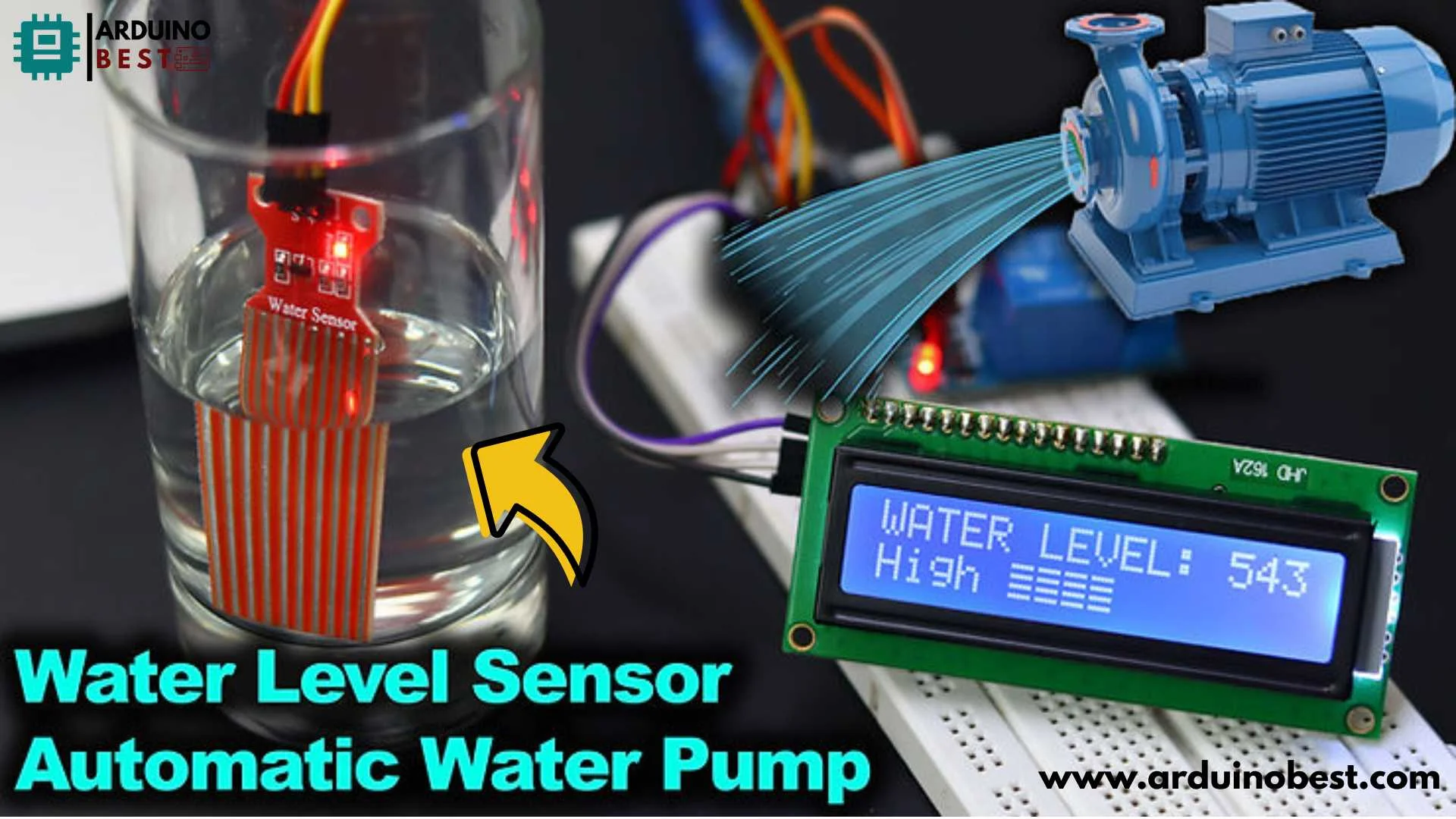 Arduino Water Level Indicator Automatic Water Pump System