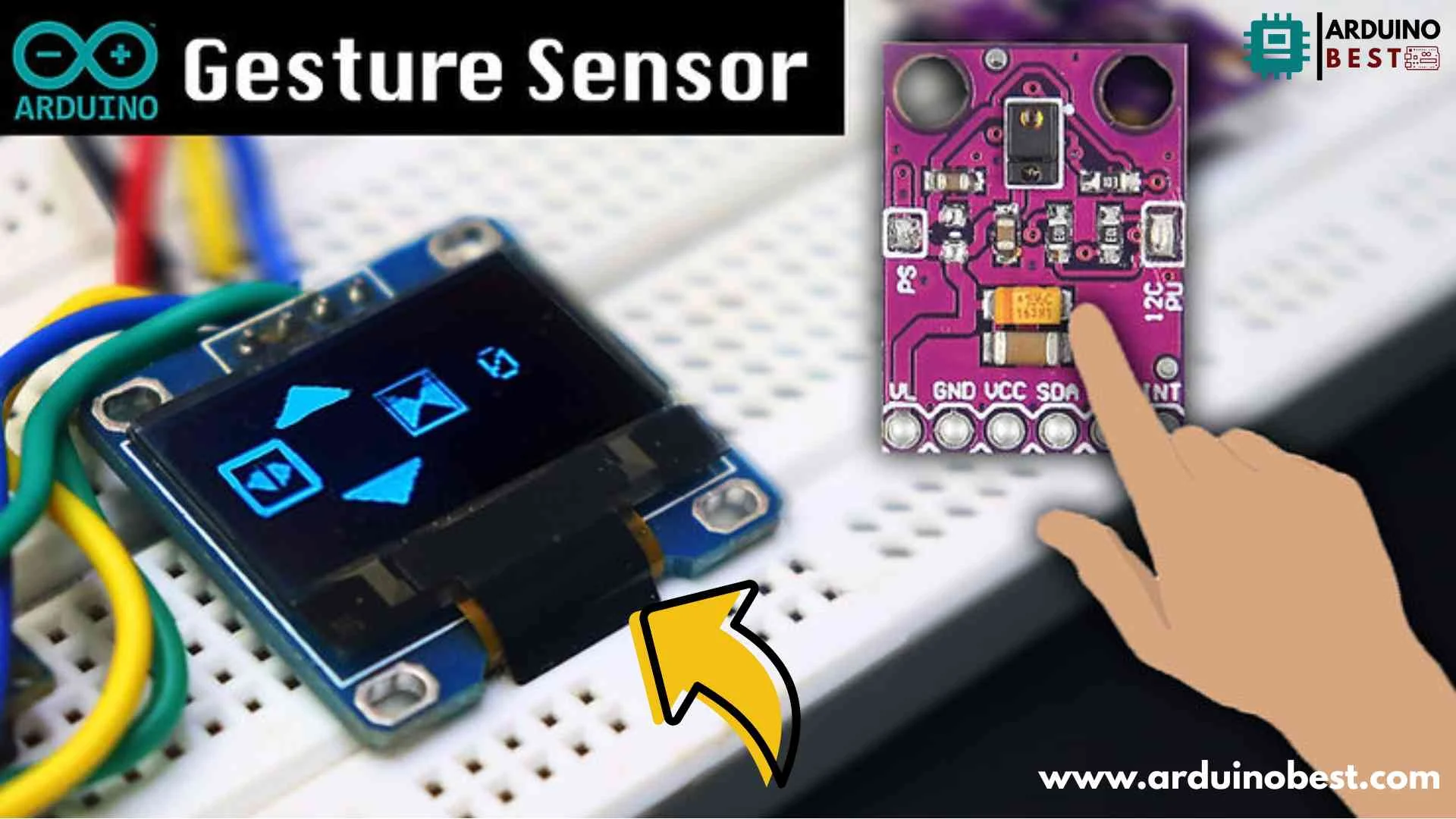 Arduino Gesture APDS-9960 Sensor Elevator System