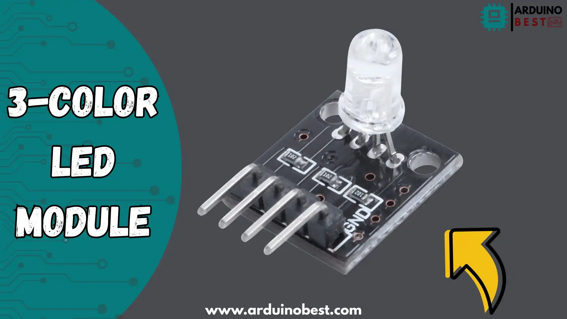 3-Color LED Module RGB control setup for customizable lighting effects