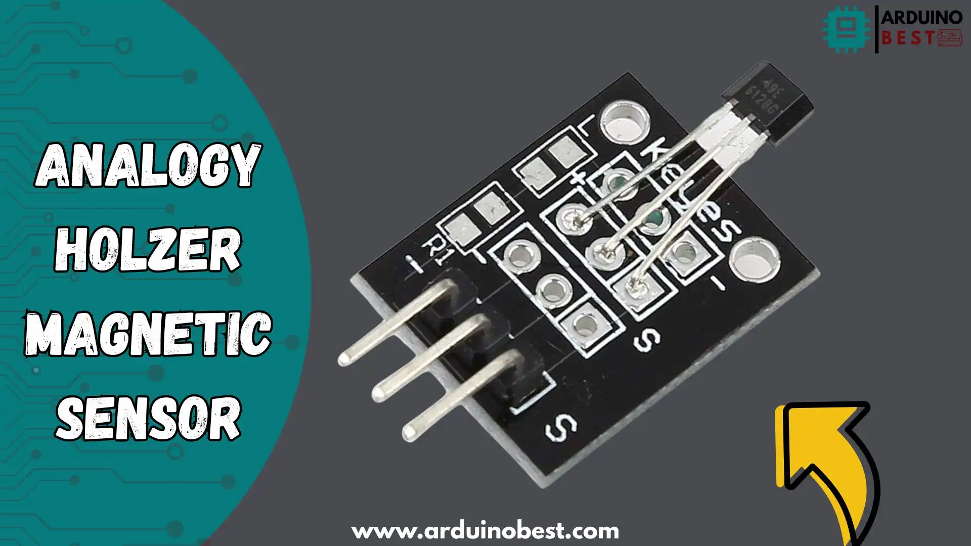 Analog Holzer magnetic sensor working principle diagram