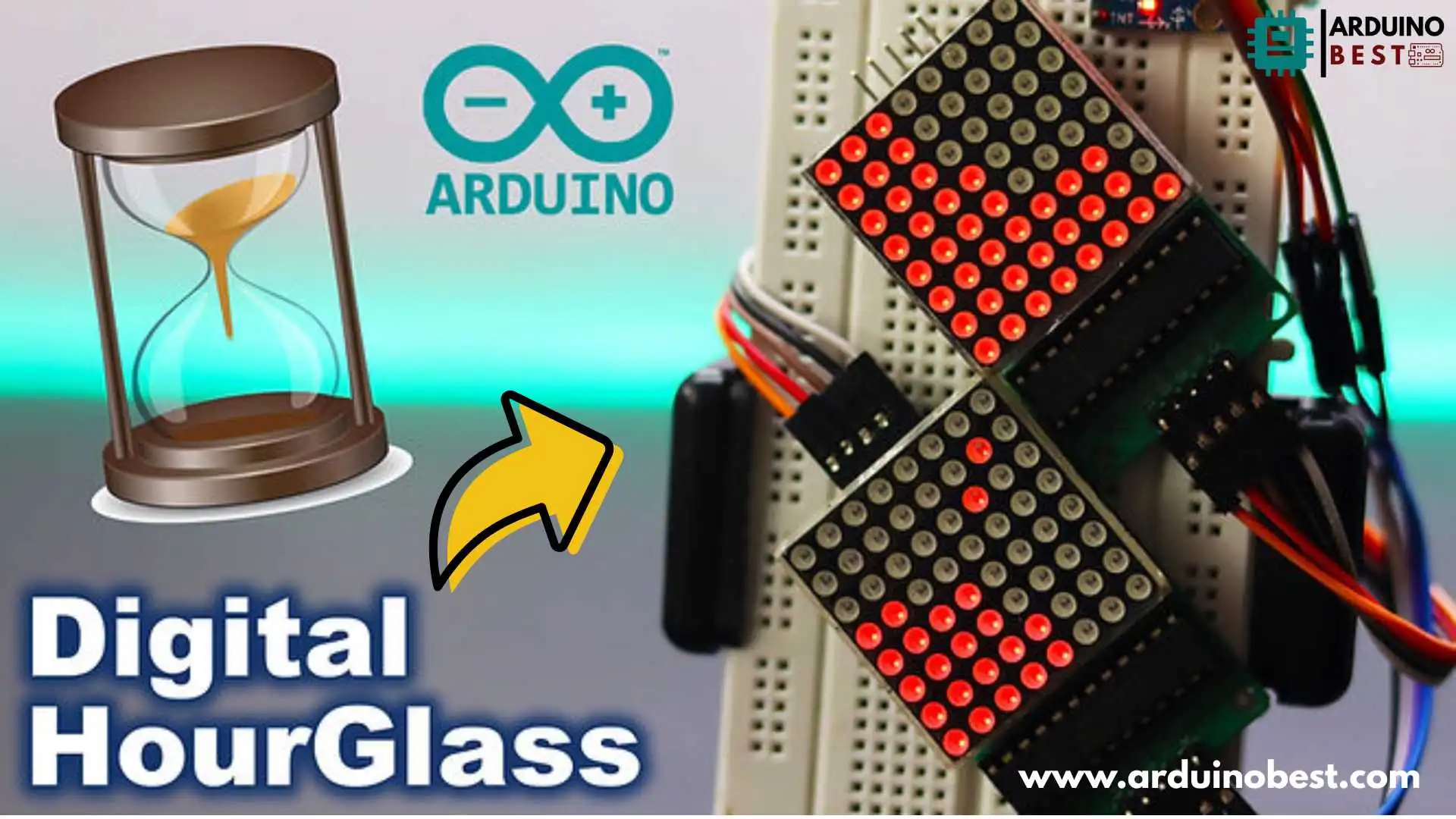 Arduino Hourglass with Matrix Display and MPU6050