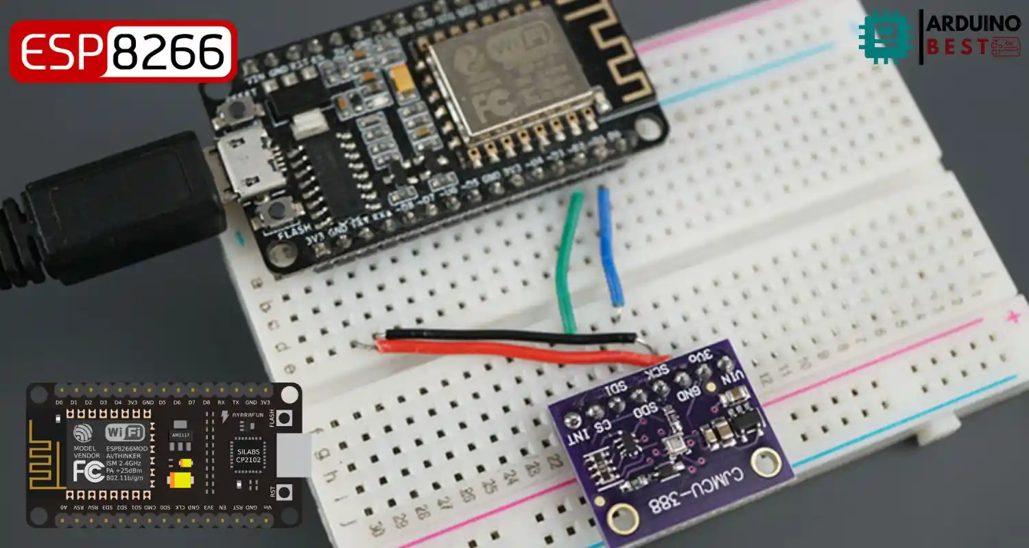 ESP8266 NodeMCU with BMP388 BarometricAltimeter Sensor