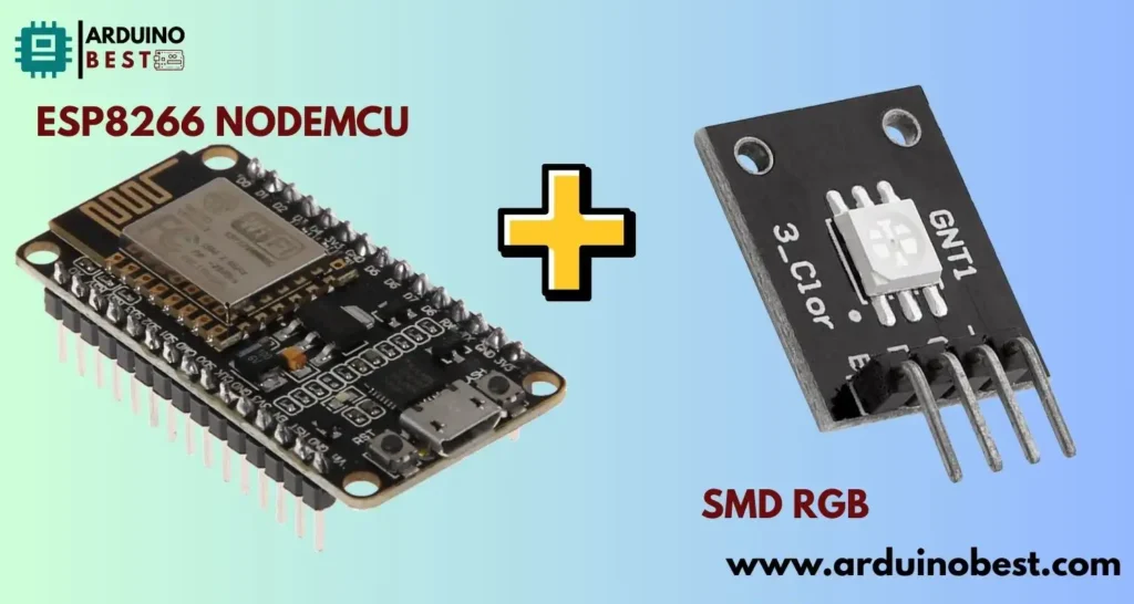 ESP8266 NodeMCU with SMD RGB