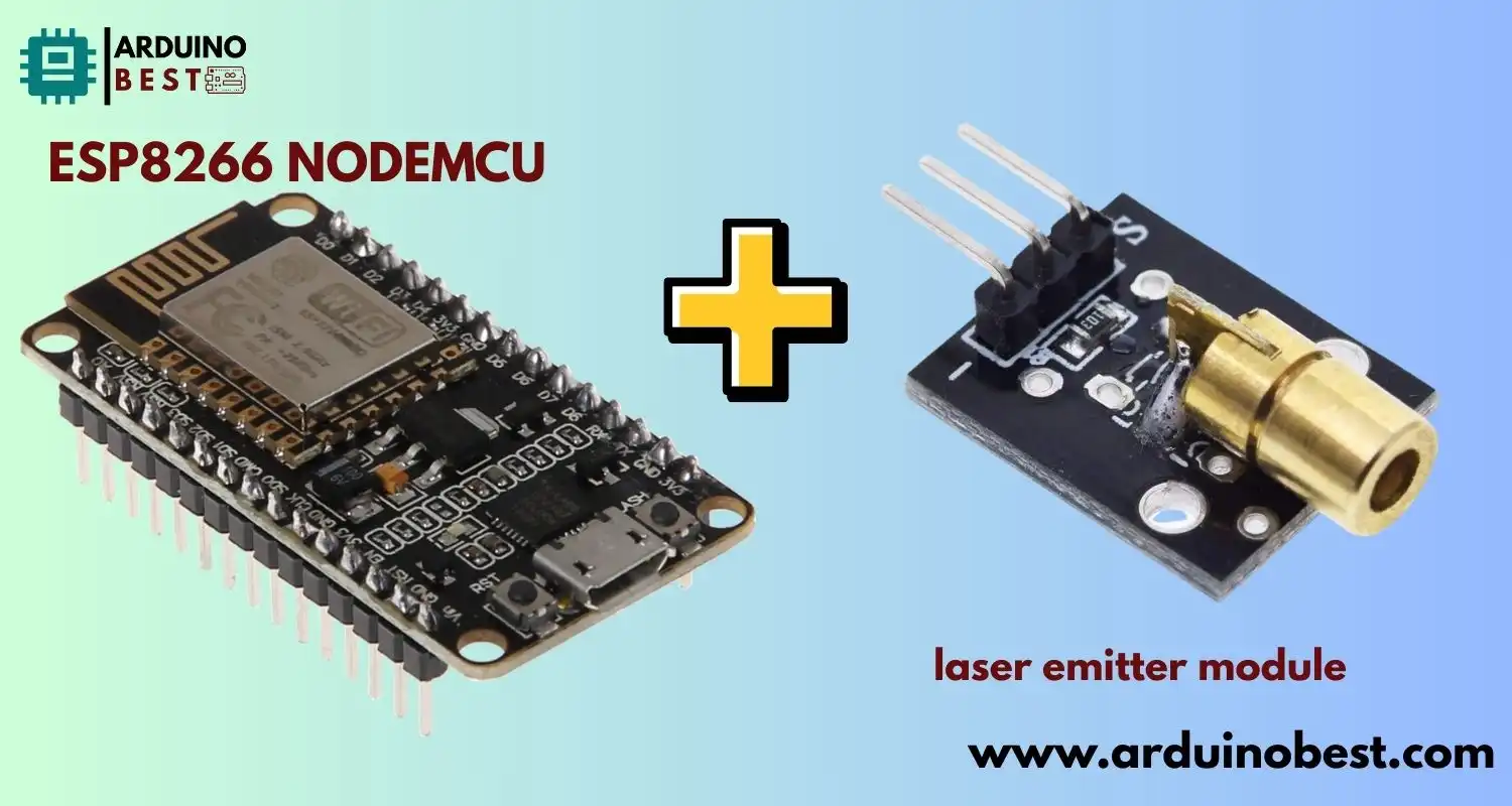 ESP8266 Nodemcu with laser emitter module